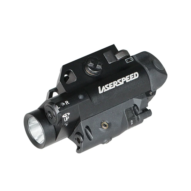 

Police equipment red and IR laser sight with LED flashlight
