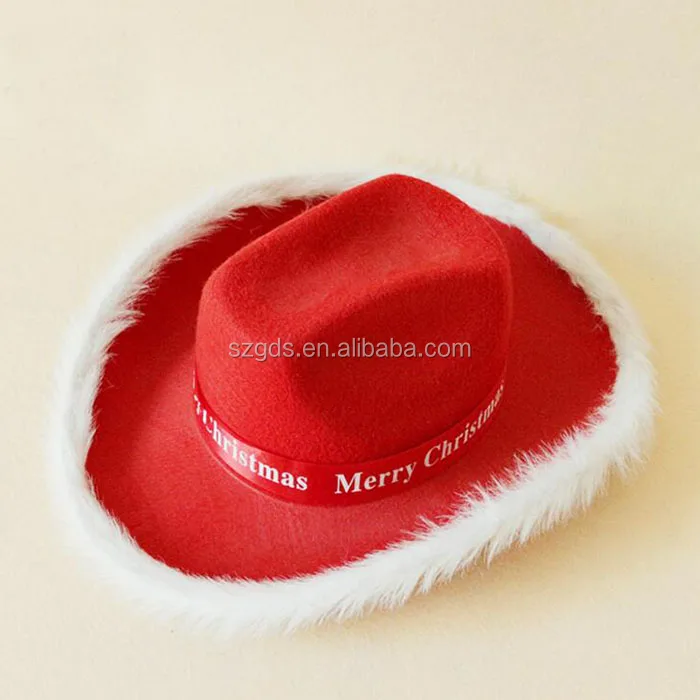 cowboys santa hat