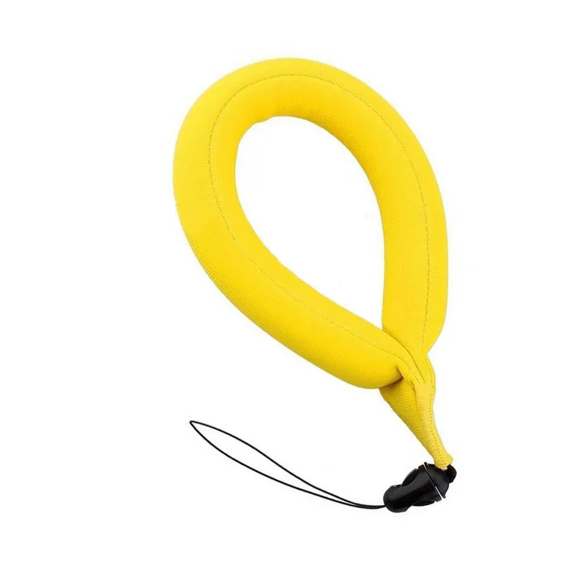 Pearl Cotton Bright Yellow Foam Waterproof Camera Floating Wrist Strap