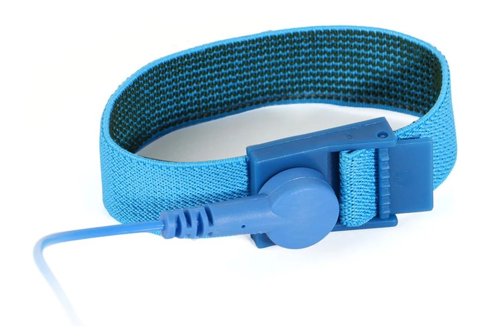 5 Bracelets Antistatiques ESD Avec Clip - Protection Contre Les Décharges électriques - Pour électronique