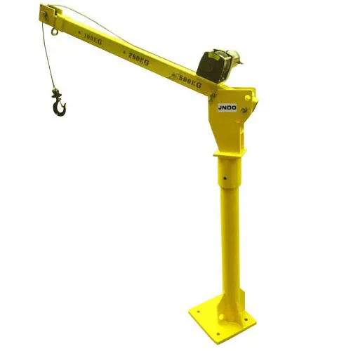 
Pickup truck mounted jib crane 