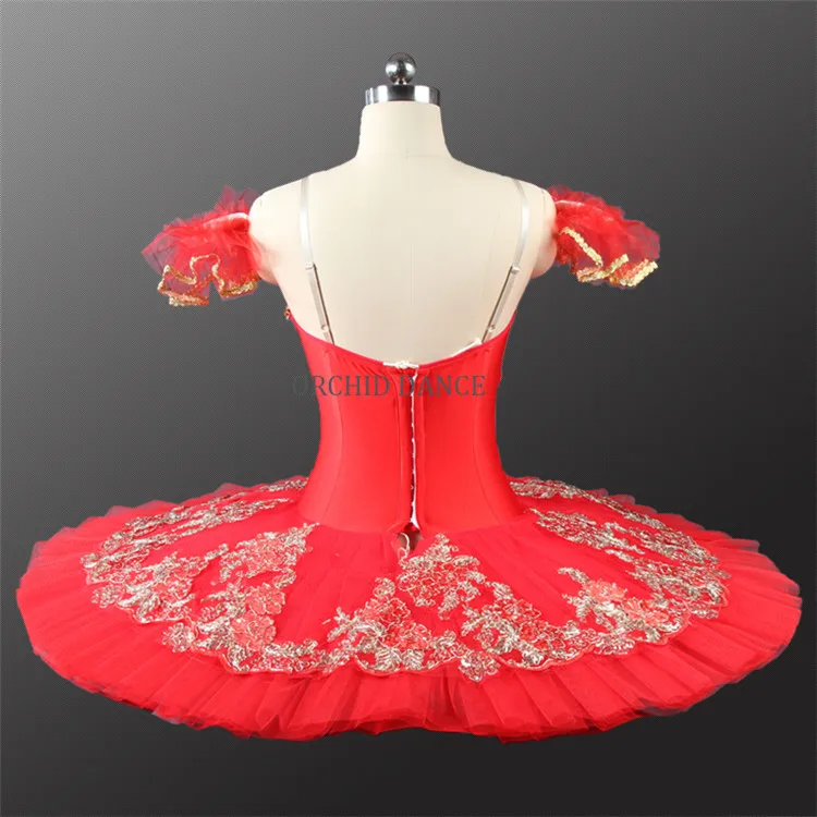 Personalizar el rendimiento profesional de la mujer de niñas vestir trajes  Tutu de Ballet rojo - China Vestido y Tutu precio
