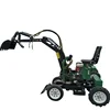 Factory Manufacturer sales forest equipment mini digger excavator with grabber for sale