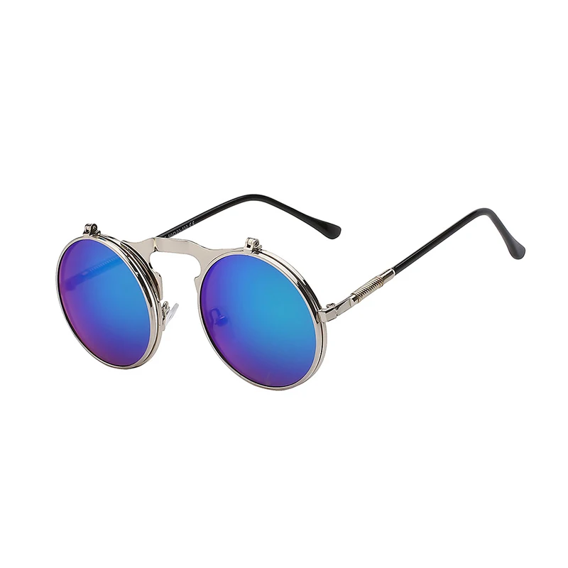 

Round Metal Steampunk Sun Glasses Flip Up Sunglasses Amazon 2020 tops