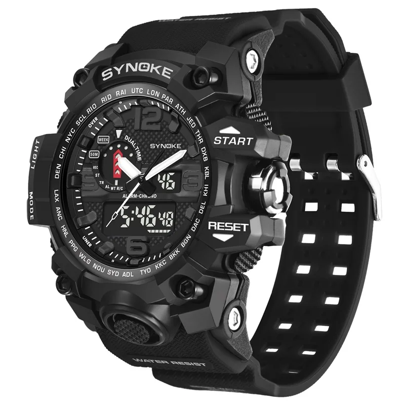 

SYNOKE New Trend Brand Outdootr Men Watches Reloj Militar