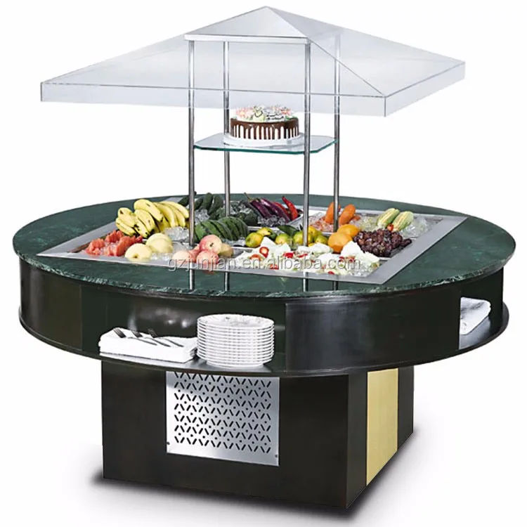 Catering Equipment R134/r404 Refrigerated Salad Bar Refrigerator Sale