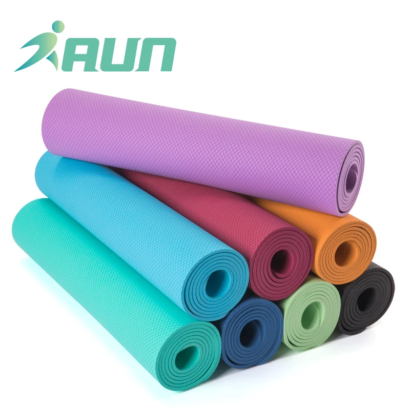 

Wholesale supplier custom logo high quality exercise gym fitness 6mm tpe yoga mat
