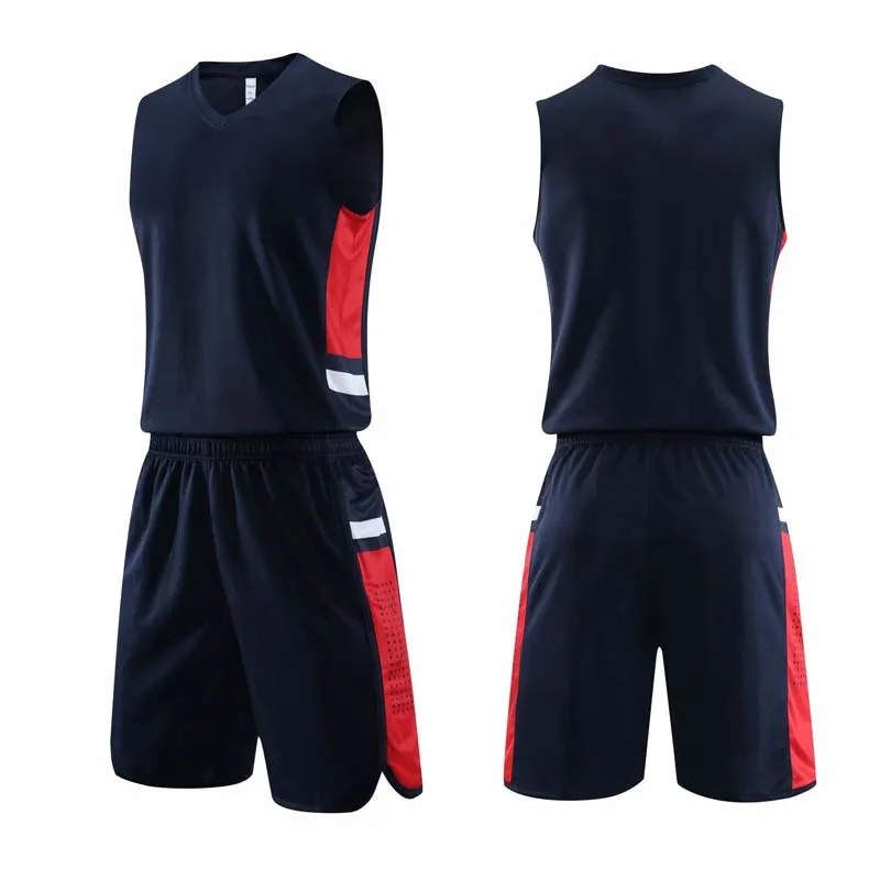 

Wholesale Best Blank Sublimated Uniform Reversible Custom best basketball jersey design color blue