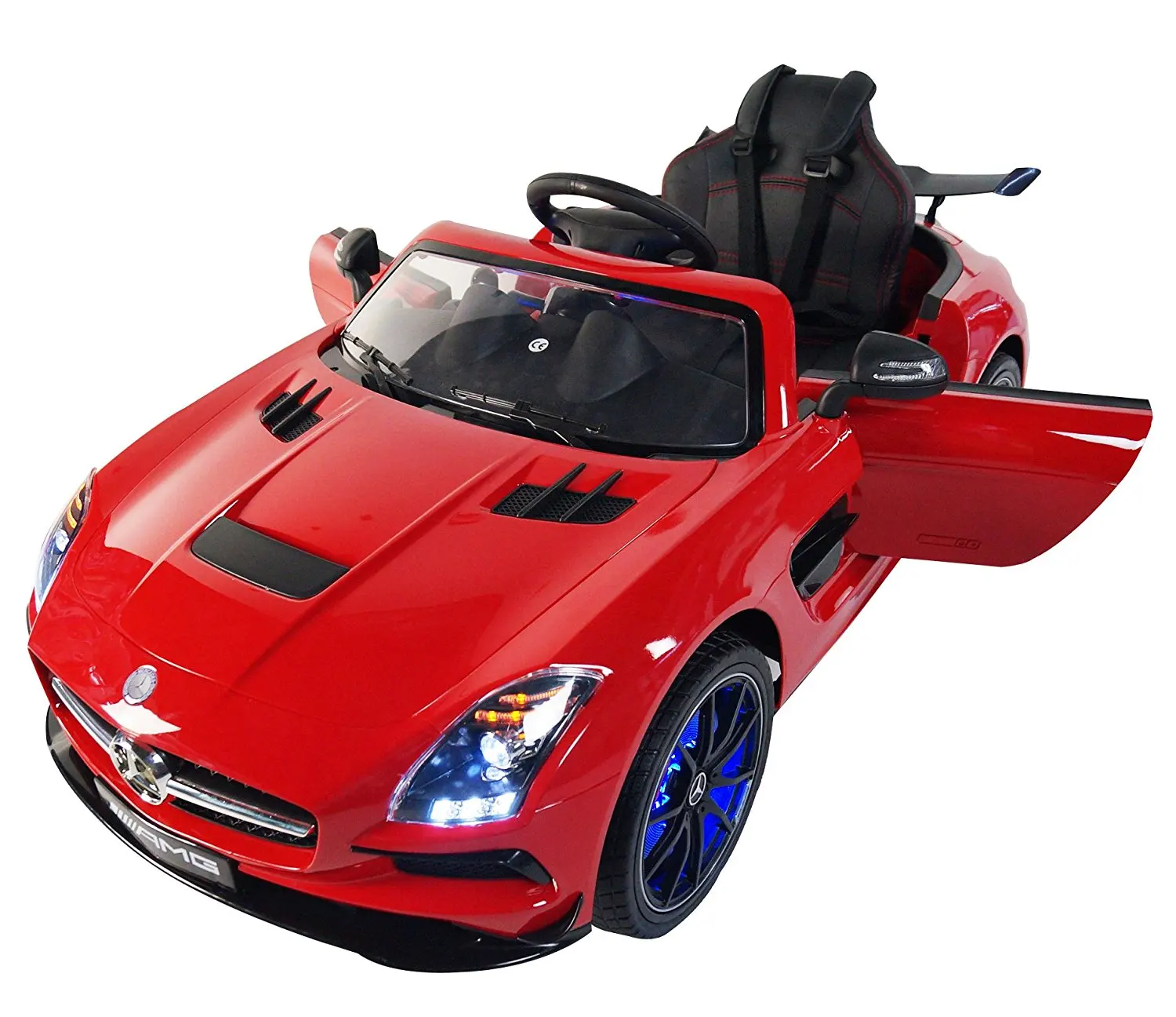 Buy Licensed Mercedes SLS AMG Electric Car for Kids to Ride Batt photo pic