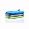 Custom Logo Printing Square Quickly Dry Sports Towels Woven Microfiber Swimming Towel