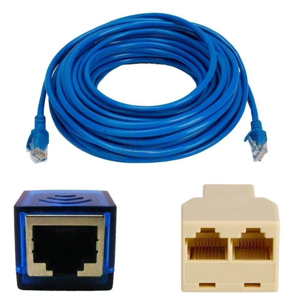 yan/_New 50Ft CAT5 CAT5E RJ45 Ethernet LAN Network Patch Cable USB TO LAN RJ45 CARD