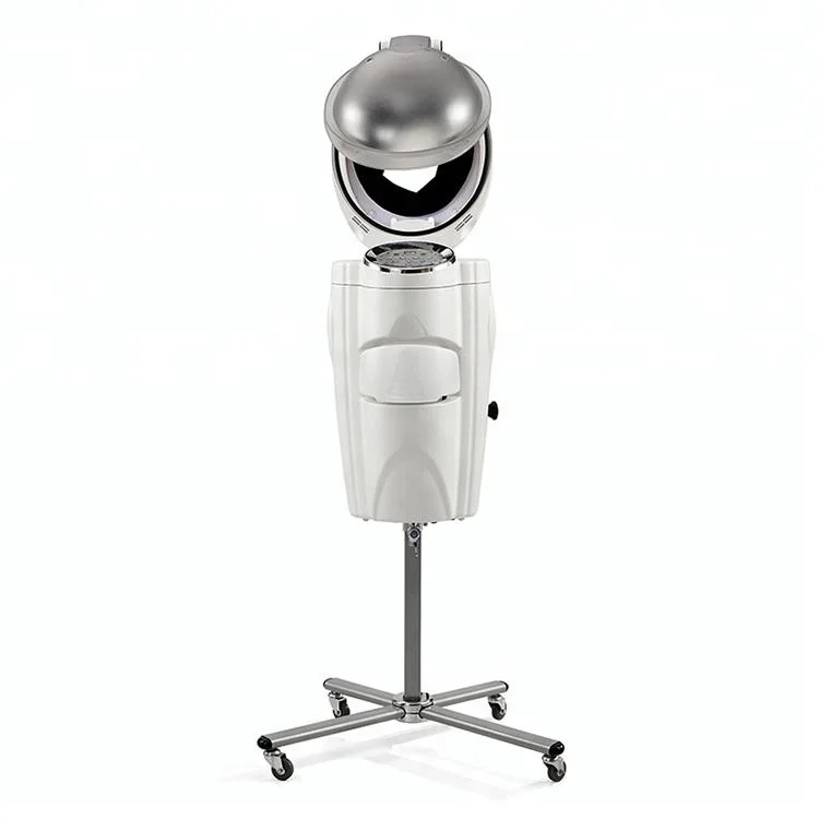 

O3 Ozone Infared LED Micro Mist Standing Hair Steamer For Hair Salon Use, White