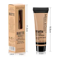 

Professional miss rose foundation long lasting foundation makeup liquid matte foundation