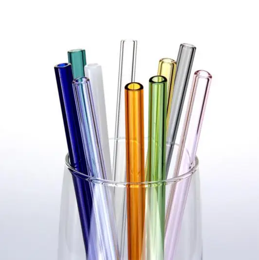 

Reusable Glass Straw Set Multi Color - Green , Orange , Purple , Pink , Grey, Black;pink;purple;green;white;yellow;dark green