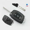 3 Button Replacement Folding Remote Flip Key Shell Case Fob for flip key Hyundai IX45 Santa Fe