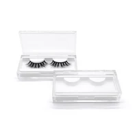 

SHUYING empty custom printed acrylic eyelash packaging false eyelashes box with private logo acrylic lash box