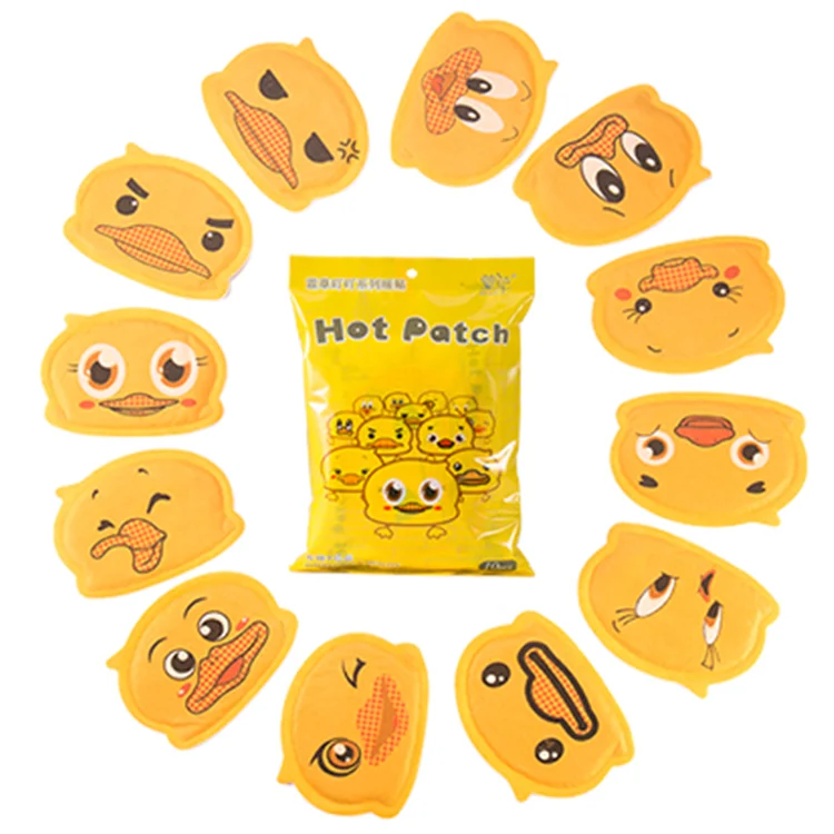 10pcs/pack Cartoon Warm Paste Pads Body Warmer Sticker Lasting Heat