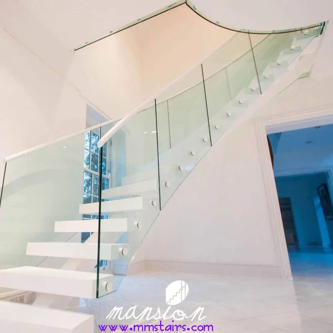 
Indoor Single Stringer Short Staircase Design 