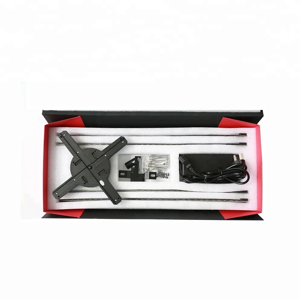 

65cm Floating 3D Holographic Display Hologram Fan with 4 Blades
