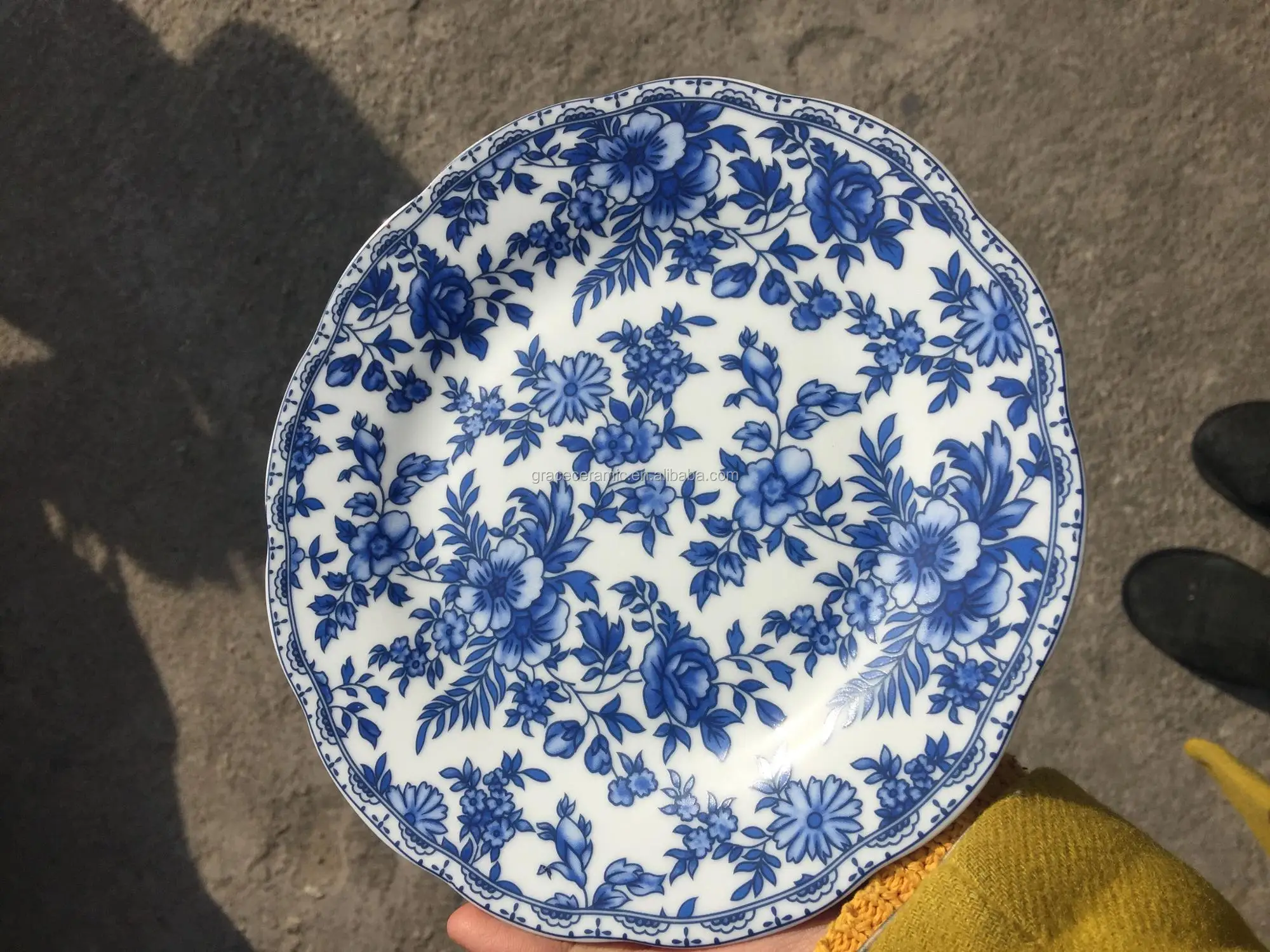 Blue And White Plates Sets Dinnerware Cheap Ceramic Plates Dishes Buy