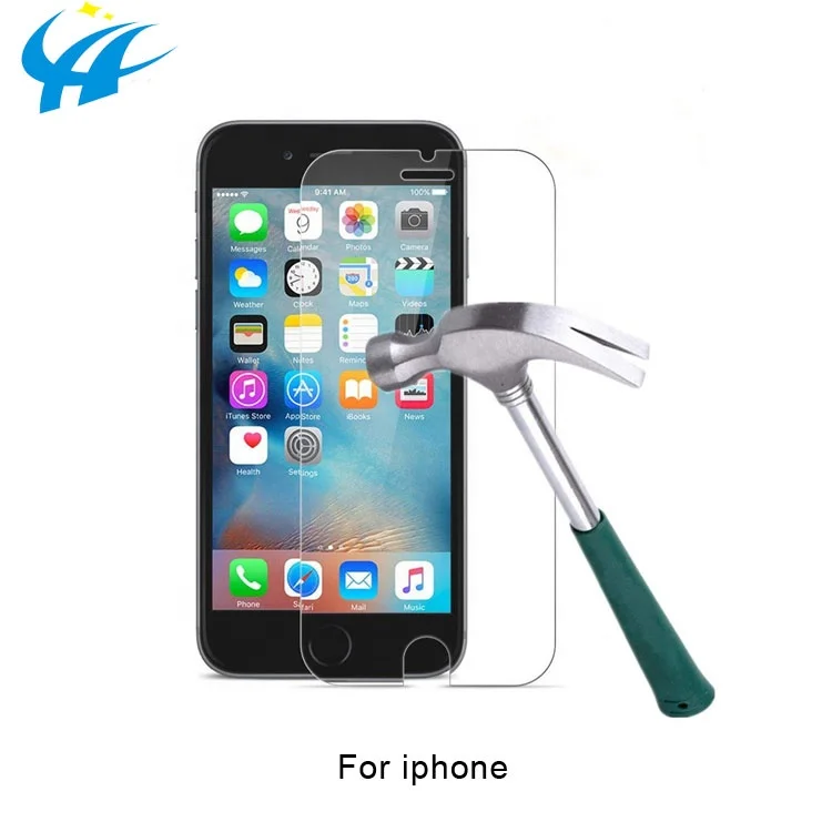 

0.33mm high clear 9h tempered glass cell phone screen protector for iphone 8 glass screen protector