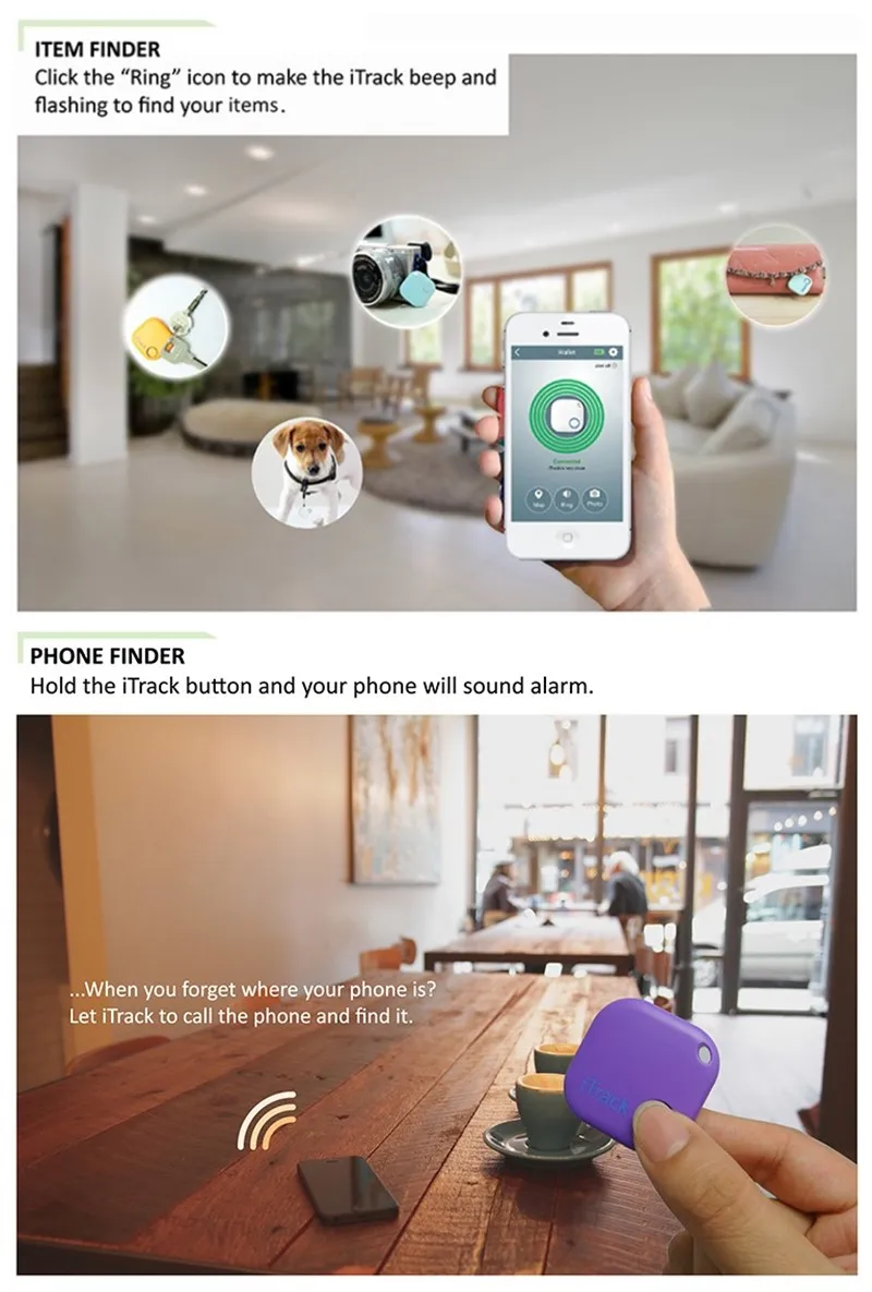 Mini Gps Tracker Without Sim Card Pet/vehicle/personal Google Map Sos Alarm Tracker Gps Locator