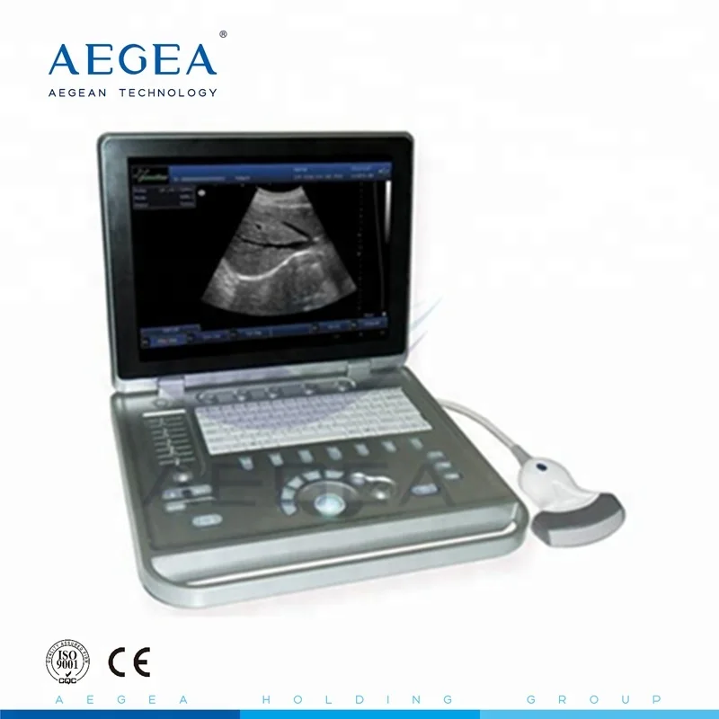 carrying hospital equipment medical used 15 inch LED screen portable laptop handheld ultrasound machine for obstetric