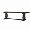 New design high quality customized furniture antique wood dining table