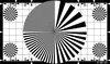 3nh TE246 4 Quadrant Sector Star Camera Test Chart for adjustment of the focusing point