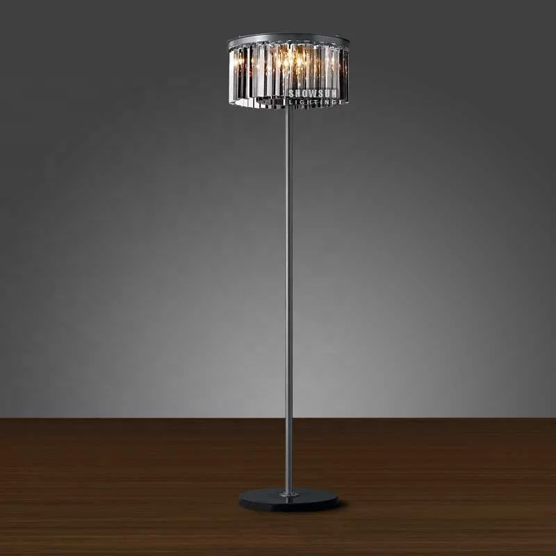 modern floor lighting crystal floor lamp for home decorative bedroom