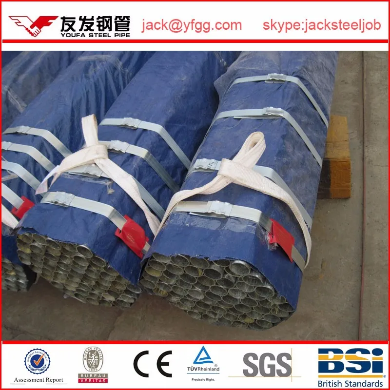 thumbnail image 2 of Used 12 Inch Bauer Type Galvanized Steel Pipe - 10ft Length NPS 12 2 of 4