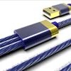 Crazy hot medical endoscope usb camera magnetic braided magnet usb charger multi 3 4 in 1 one fast charging data cable