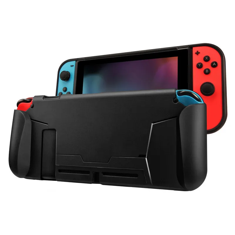 

TPU Protective Shell Handle Grip Case Fit In Dock w/ Game Card Slot for nintendo switch
