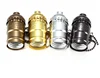 Aluminium lampholder e27 E26 bronze metal lamp socket with chain