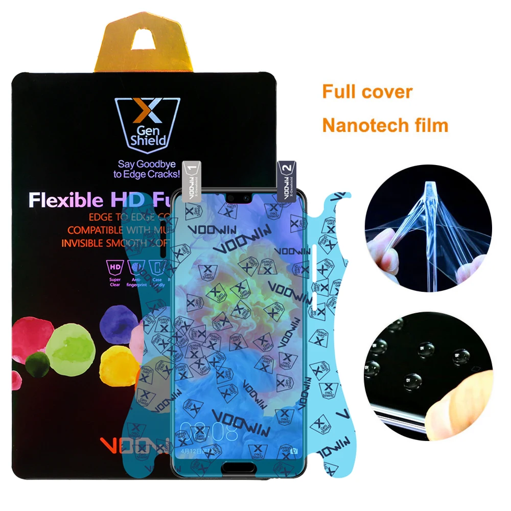 

Voowin Flexible HD Full Cover Screen Protector For Huawei P20