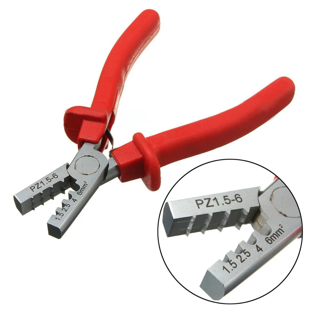 AWG 23-10 Crimper Plier Hand Tool w 800pcs Cable Wire Terminal Connector Kit Set 