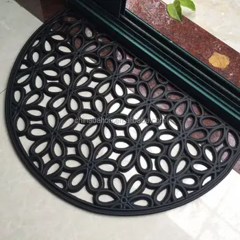 Semi Circle Half Round Rubber Outdoor Mat Buy Semi Circle Rubber