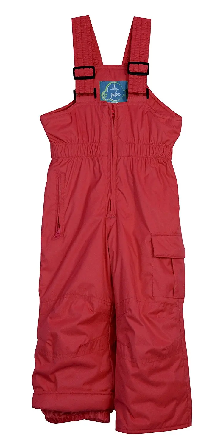 Pulse Little Girls Toddler Insulated Snow Bib Overalls