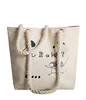 Custom Foldable Cotton Shopping Women Handbags Cartoon Bag Canvas Tote Bag