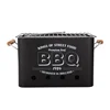 Outdoor BBQ grill metal galvanized FDA compact charcoal barbecue grill