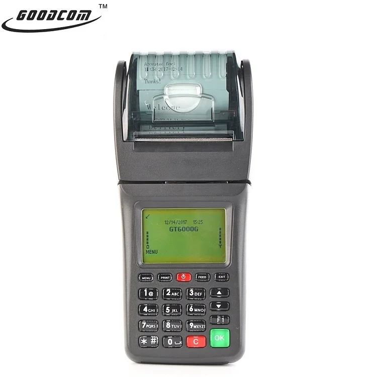 GOODCOM GT6000GW Handheld Receipt Portable Printer for Restaurant Mobile APP with 3G and WIFI