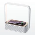 10 ワット EVERSTAR チーワイヤレス充電器の BLUETOOTH スピーカー音楽再生タッチ調光 LED デスクテーブルランプ