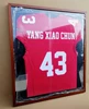 Custom Dustproof Wall Mount Acrylic Jersey Display For T-shirt Frame