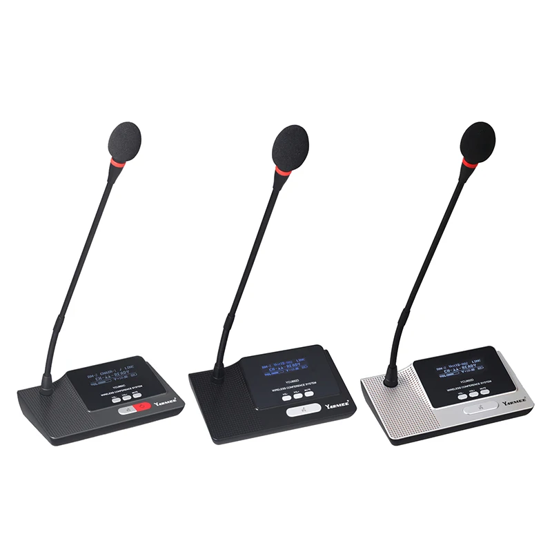 Digital Wireless Uhf Conference System Desktop Microphone Ycu892 Audio