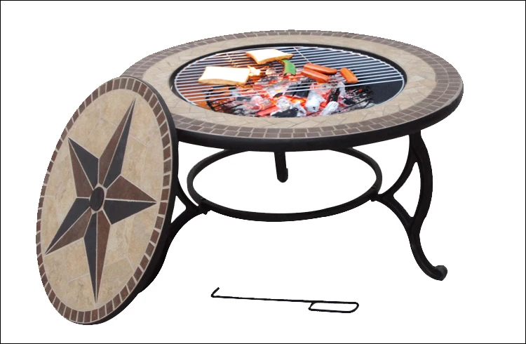 Top Selling Outdoor Fire Pit Table With Bbq Grill View Fire Pit