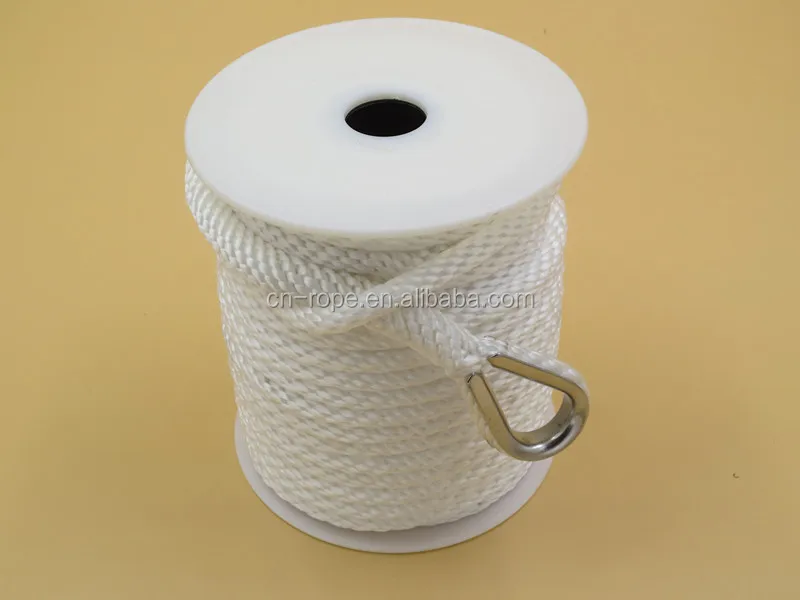 white polyester rope for sale twisted polyester rope boar anchor line