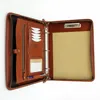 Professional Padfolio PU Leather 3 Ring Binder Portfolio Case Executive Folder for Your Every Business