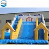 Environmental humanized design large inflatable dry floating water slide