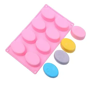 Image of Specialized mold design customized conventional oval shape durable silicone cake making forms loaf soap mold