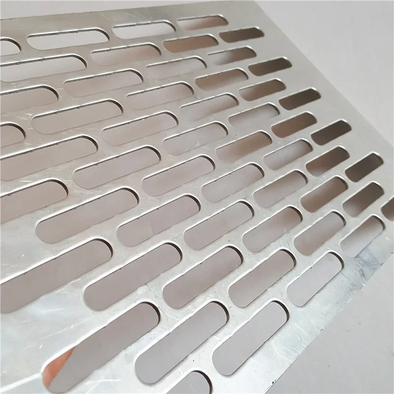 Slotted Hole Stainless Steel Perforated Mesh Sheets Buy